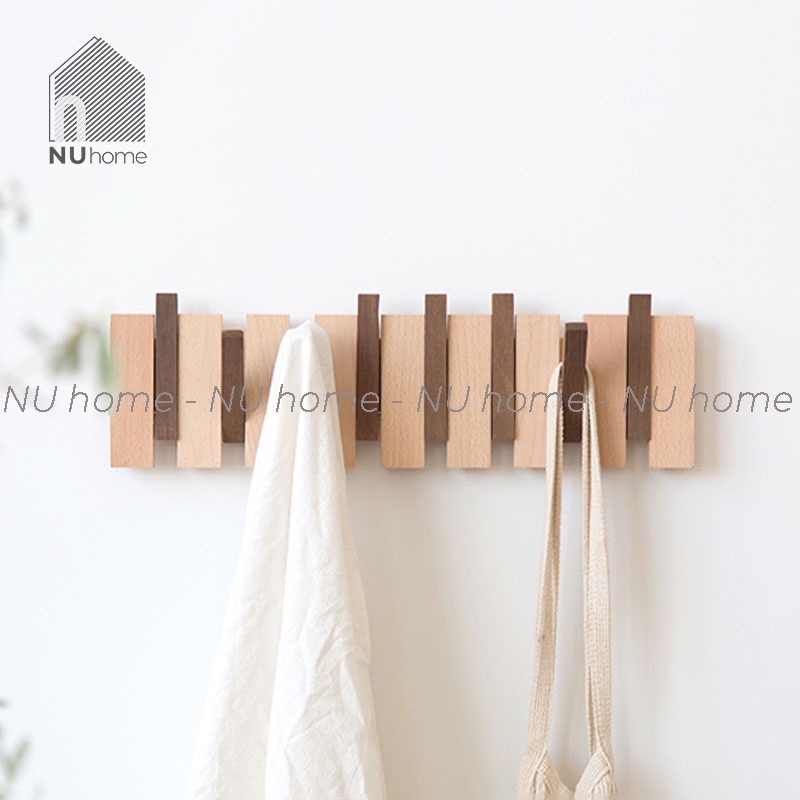 nuhome.vn | Móc gỗ treo đồ - Hiko, được thiết kế đẹp mắt bằng chất liệu gỗ tự nhiên cao cấp