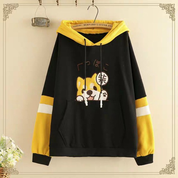 ÁO HOODIE in chú chó SHIBA | BigBuy360 - bigbuy360.vn
