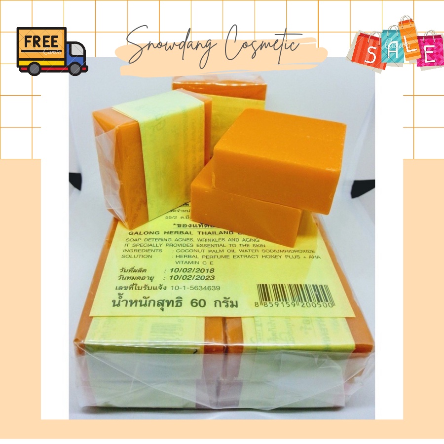 Xà phòng Cam Nghệ Natural Orange Soap - Thái Lan