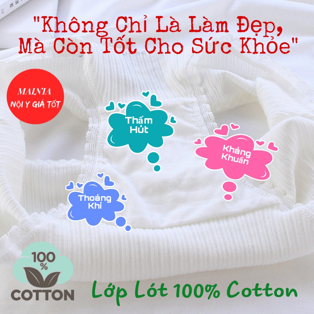 [Có M, Bigsize] Quần Lót Nữ Cotton 5 Kiểu Dễ Thương Họa Tiết Hoa Cúc Quần Chíp Nữ Cotton Cao Cấp Loại 1 Mainia Shop