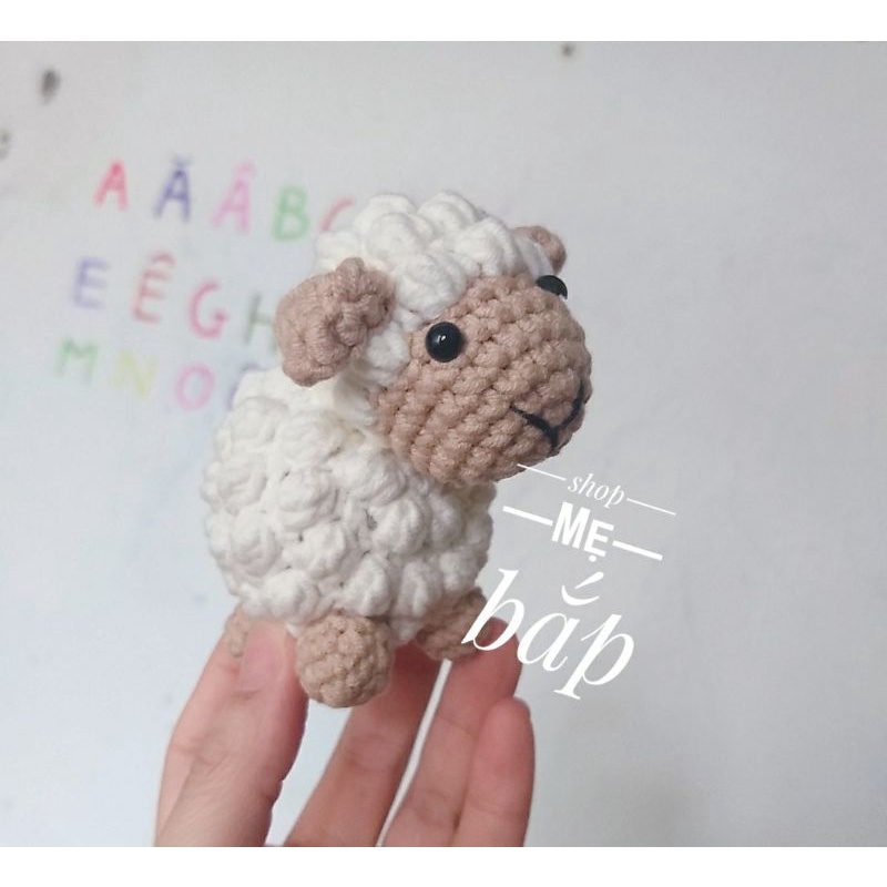 Móc khóa cừu len