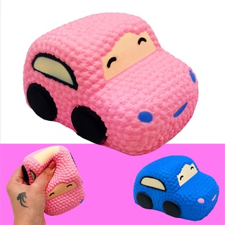 Squishy Lớn JUMBO Hình ô tô mặt cười Đồ Chơi Xốp Giảm Stress Hình mềm mịn dễ Thương đàn hồi Cho Bé