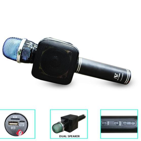 Micro Hát Karaoke Bluetooth Ljz Ys68 Mix Ys 68 Kèm Phụ Kiện 68