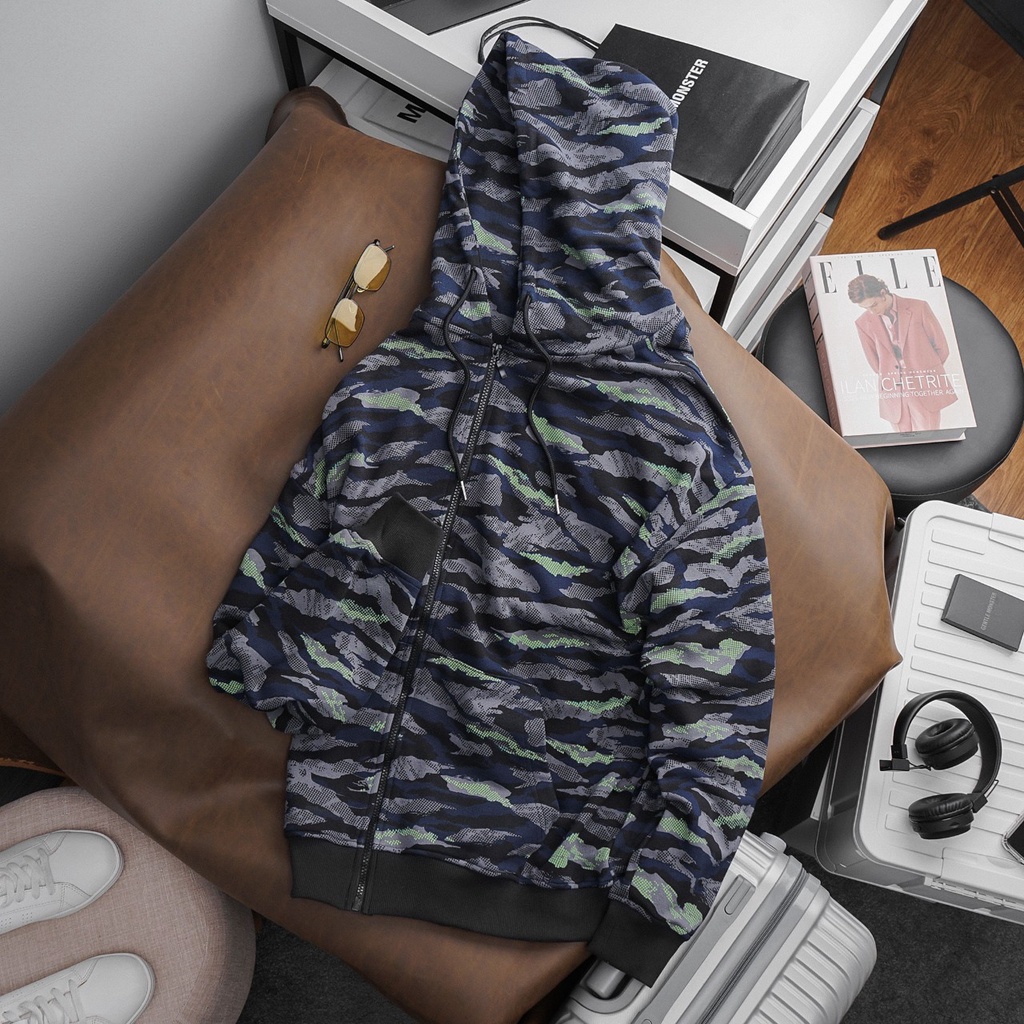 Áo khoác nỉ nam bigsize 90 - 130kg - rằn ri