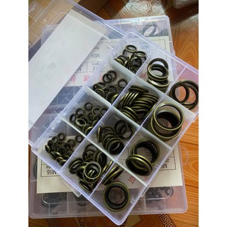 Hộp long đen thép lõi cao su 162 chiếc