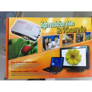 [SIÊU RẺ] Bộ chuyển đổi vga sang av, svideo [HOT 2019]