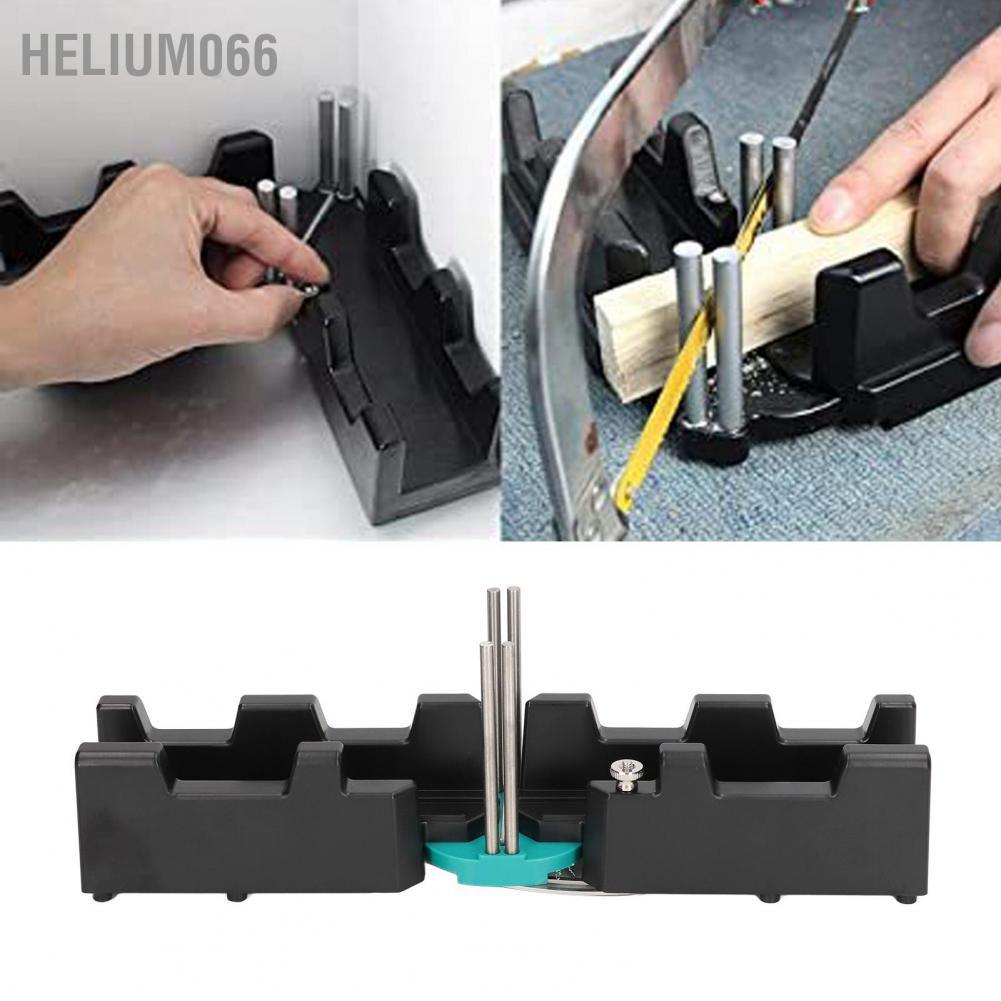 Helium066 Dụng cụ cắt góc Mitre 2 trong 1 ABS Màu đen có độ chính xác cao đo bền mài mòn