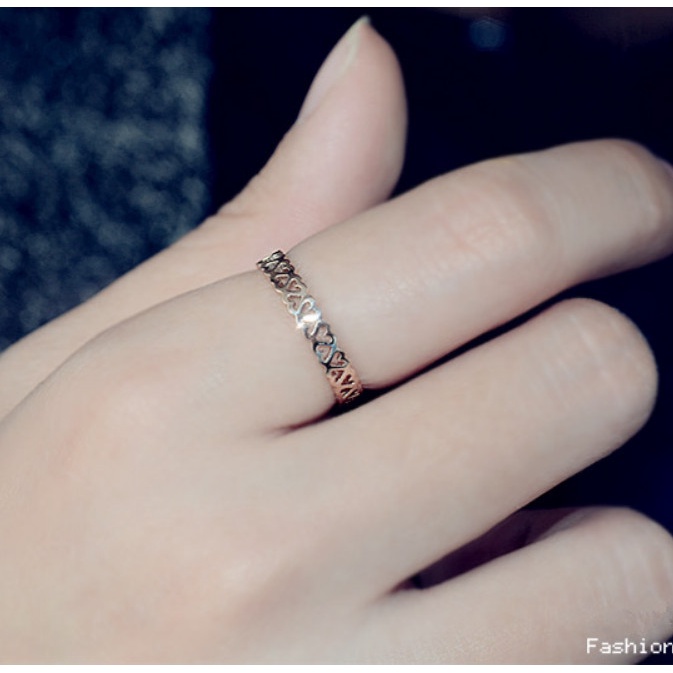 Nhẫn Hoa Văn Titan Ko Han Rỉ TT 4014