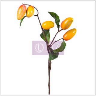CÀNH XOÀI GIẢ QUẢ TO XUM XUÊ DECOR CAO CẤP