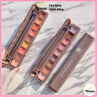 Bảng phấn mắt 9 ô fulezi soft eye shadow hàng nội địa trung siêu đẹp