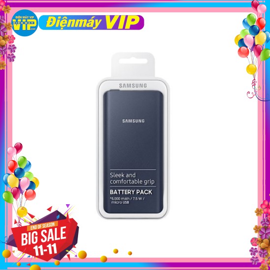 SẠC DỰ PHÒNG SAMSUNG  EB-P3020 5000mAh - Mới 100% - Nguyên Seal - Hàng Chính Hãng