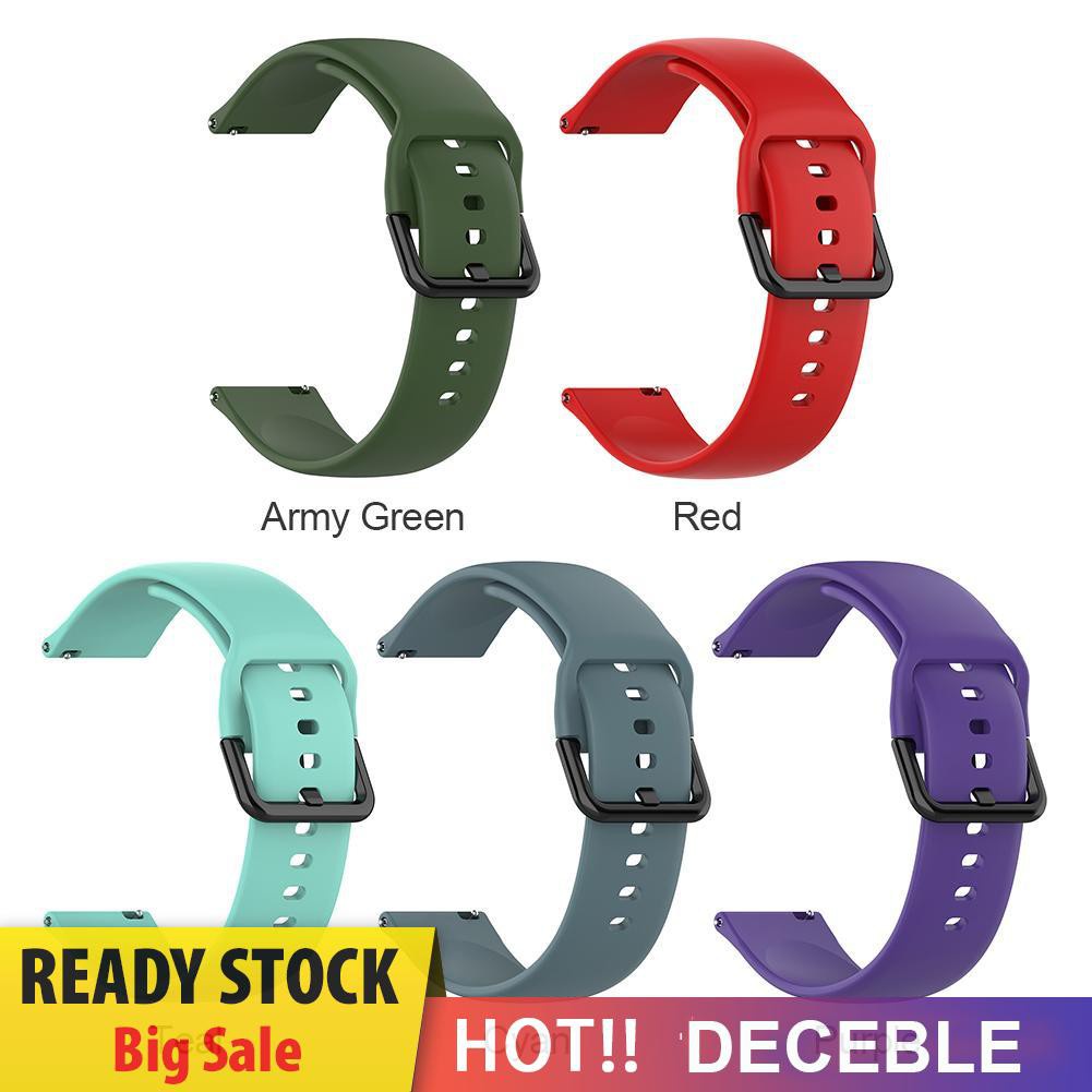Deceble Silicone Watchband Strap Belt for Samsung Galaxy Watch Active 2 40mm 44mm S
