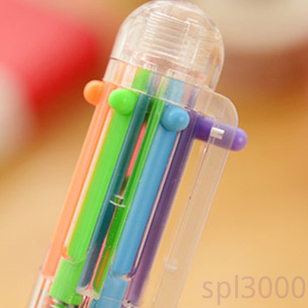 Bút bi 6 trong 1 nhiều màu sắc tiện lợi