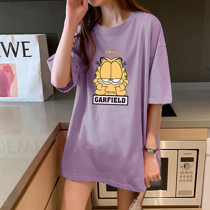 NRVP Áo Thun 100% Cotton Tay Ngắn Thời Trang Hàn Quốc Cho Nữ