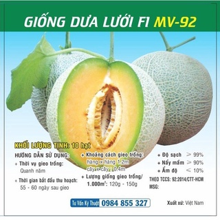Hạt giống Dưa Lưới MV - 92