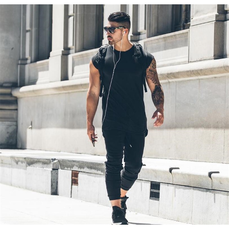 Áo Ba Lỗ Thể Thao Bằng Cotton Thời Trang Mới Cho Nam