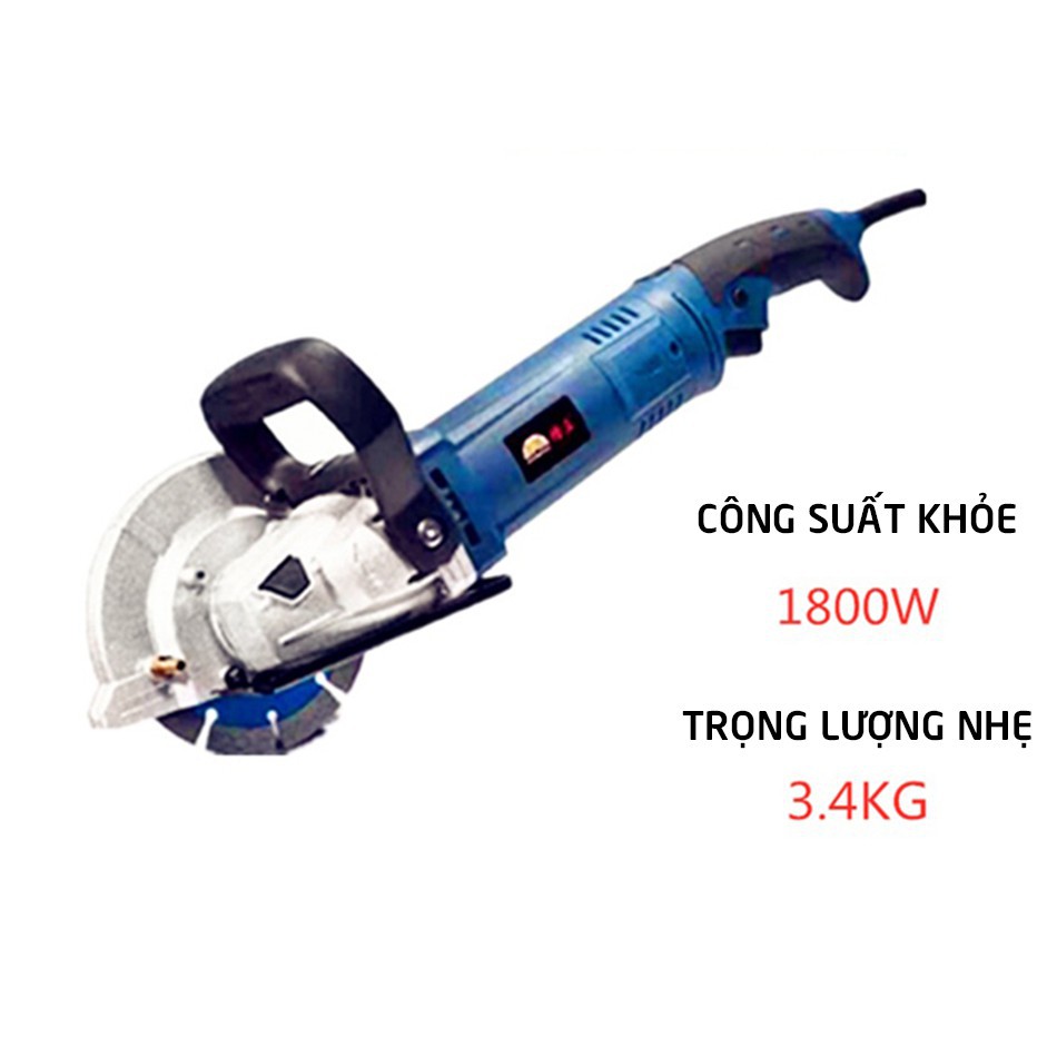 Máy cắt XẺ rãnh tường 1 lưỡi Caowang CW1332 - Công suất 1800W