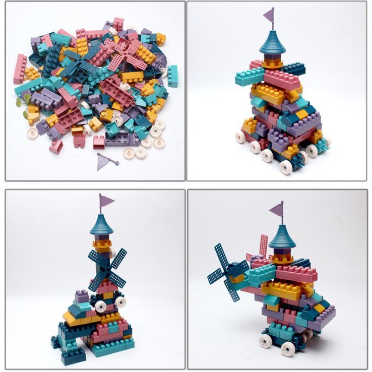 Lego Lắp Ráp 188 Chi Tiết - Nhựa ABS an toàn cho bé thỏa sức sáng tạo