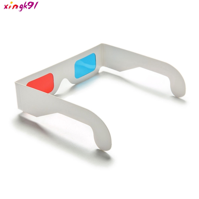 Set 10 mắt kính 3D Anaglyph đỏ xanh dương dành cho xem phim