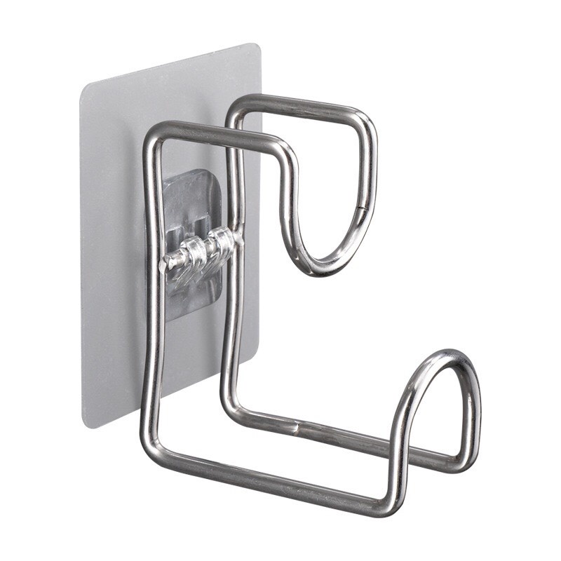 Móc Inox Dán Tường Treo Thau Chậu, Khăn, Quần Áo,Giá Móc Gắn Tường Treo Đồ Nhà Bếp, Nhà Tắm Tiện Dụng_CC012