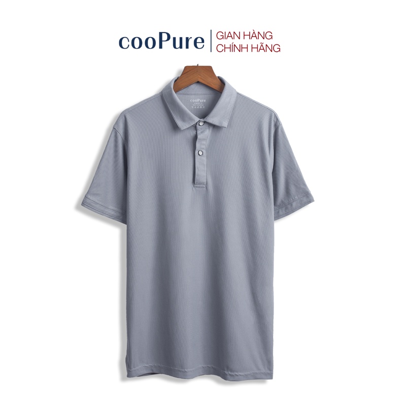 Áo thun polo nam cooPure dòng active solid, chất vải rayon thoáng mát, thiết kế basic NO.2663 (3 màu) | BigBuy360 - bigbuy360.vn