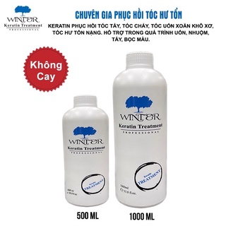 Phục hồi tóc nát ,hư tổn winter - keratin 500ml, - phục hồi tóc tẩy, tóc cháy, tóc hư tổn nặng