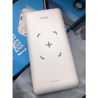 Sạc dự phòng, sạc không dây Hoco J50 10.000mAh, hỗ trợ sạc nhanh, bảo hành 12 tháng