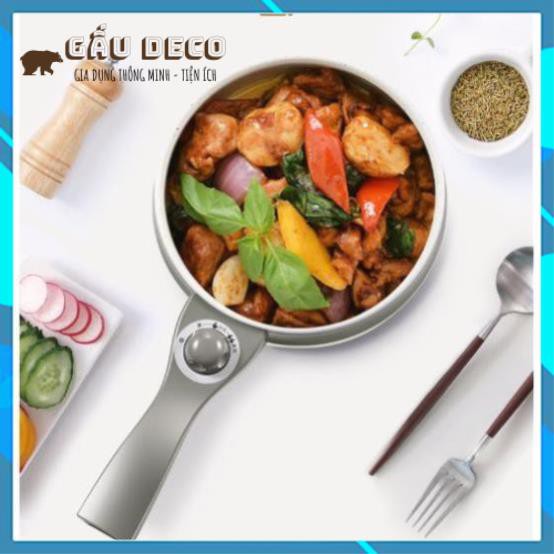 Nồi điện đa năng [FREESHIP] - Chính hãng Yoice - Chống dính, sử dụng đa năng - Nấu lẩu, chiên, xào, luộc inox 304