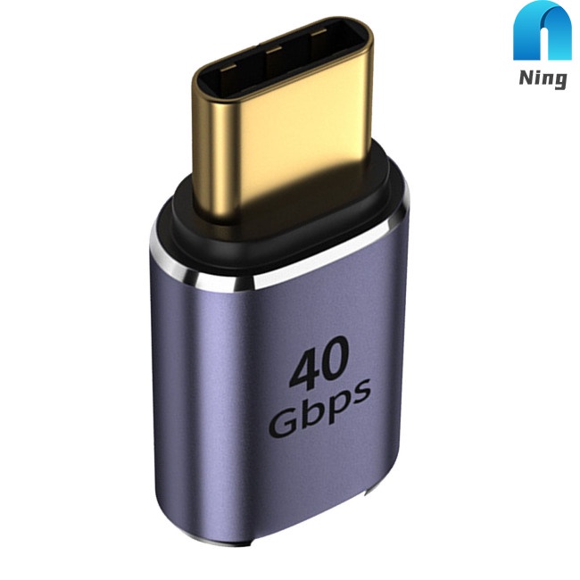 Đầu Chuyển Đổi Ning Type-C 4.0 Sang Cổng C 40gbps Pd100w Sạc Nhanh Dành Cho Thunderbolt 4