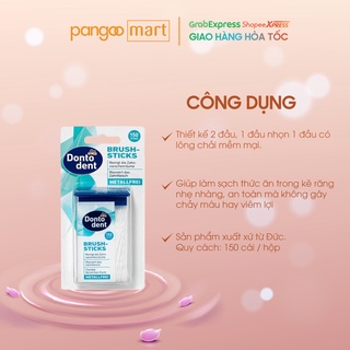 Tăm xỉa răng nha khoa 2 đầu Dontodent – Nội địa Đức