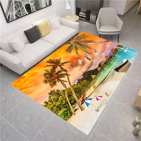 Thảm trải sàn 3D chống trượt toàn diện cho phòng khách/phòng ngủ l4a