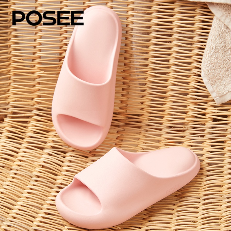 Dép POSEE PS5819W đi trong nhà đế dày cao cấp chống trượt thời trang mùa hè cho nam và nữ