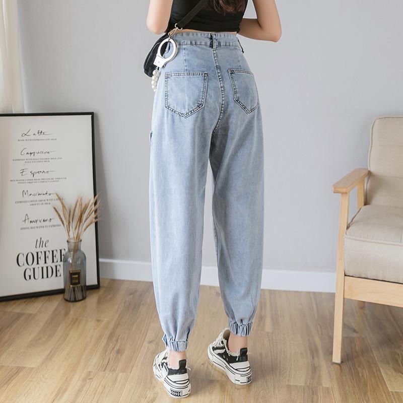 Quần Jeans Nữ Lưng Cao Ống Rộng Thời Trang Hàn Quốc