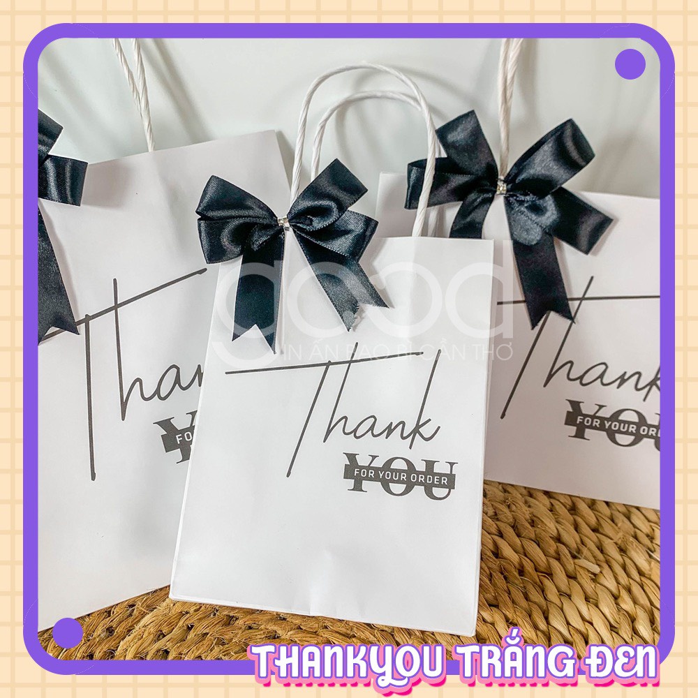 Túi giấy mini đựng quà, đựng son, mỹ phẩm, phụ kiện, trang sức nhiều mẫu sang trọng tặng nơ lụa