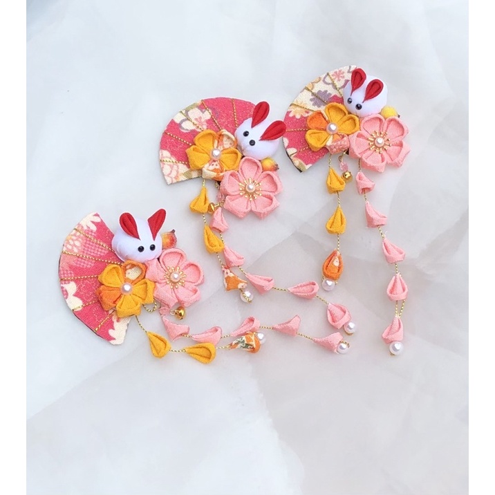 Kẹp tóc phong cách Nhật Bản -Kanzashi Nhật chụp hình Kimono yukata