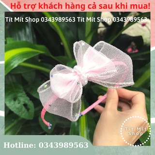 Bờm tóc cho bé gái handmade phong cách hàn quốc