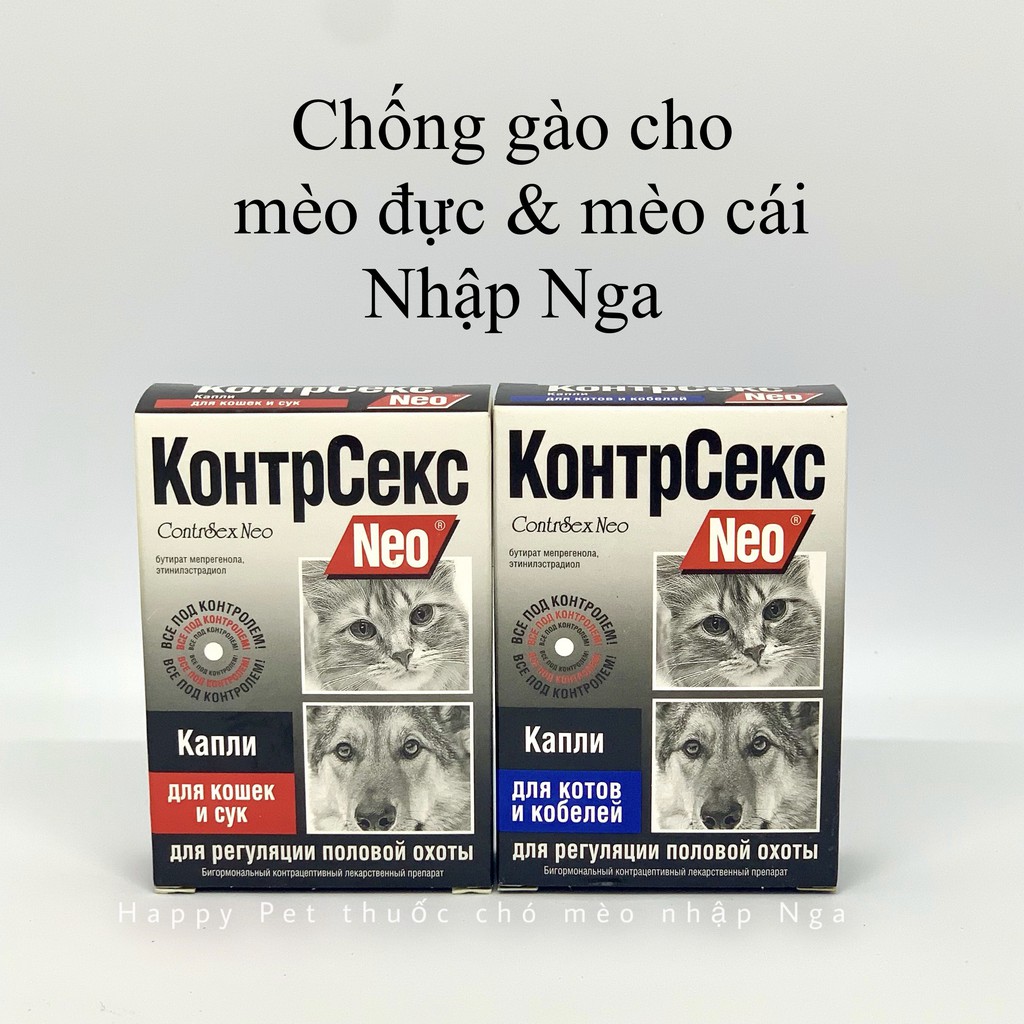 Giảm gào cho mèo, giảm tè bậy cho mèo nhập Nga