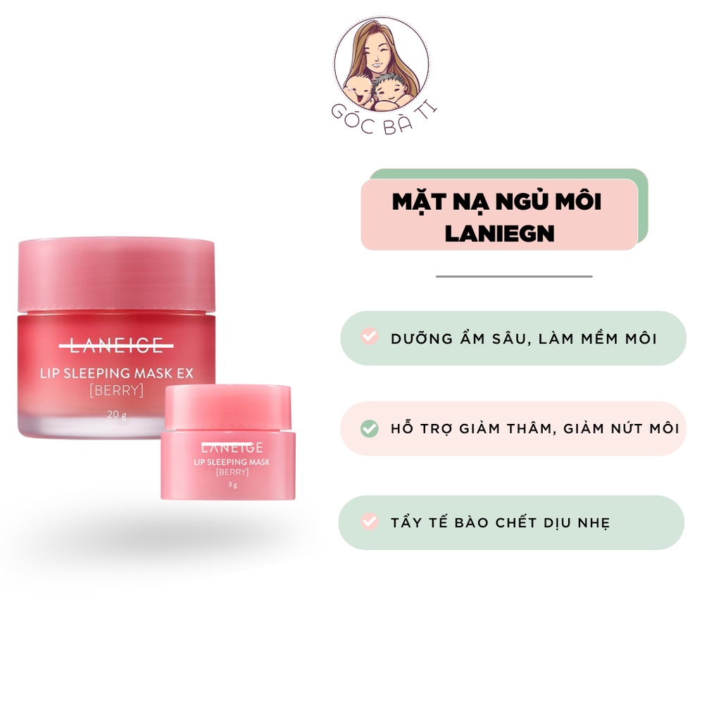 MẶT NẠ NGỦ CHO MÔI LANIEGEE