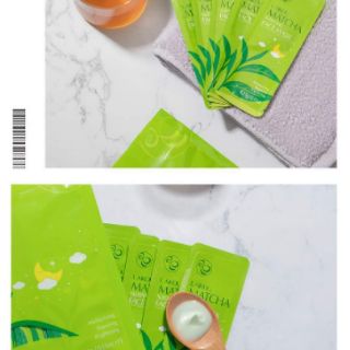 Mặt nạ ngủ matcha trà xanh