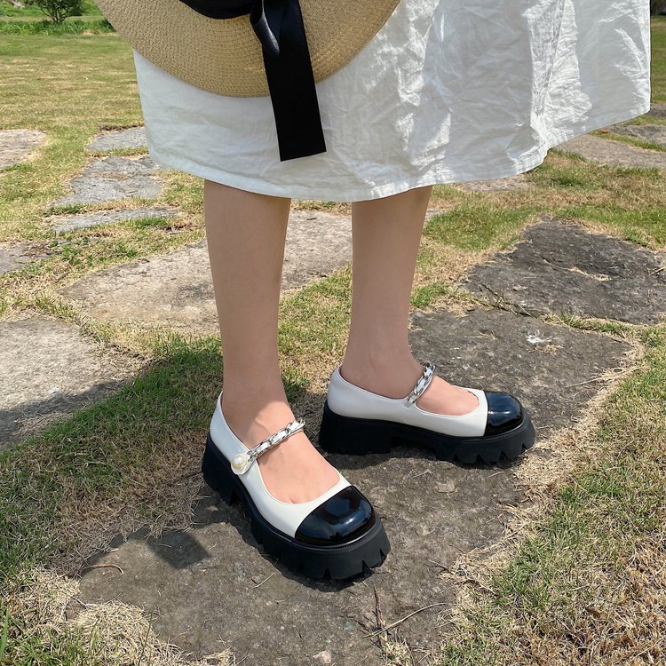 Fashion Ulzzang Platform Round Toe Loafers