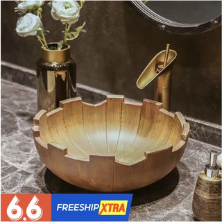 Lavabo đặt bàn - Chậu sứ mỹ thuật