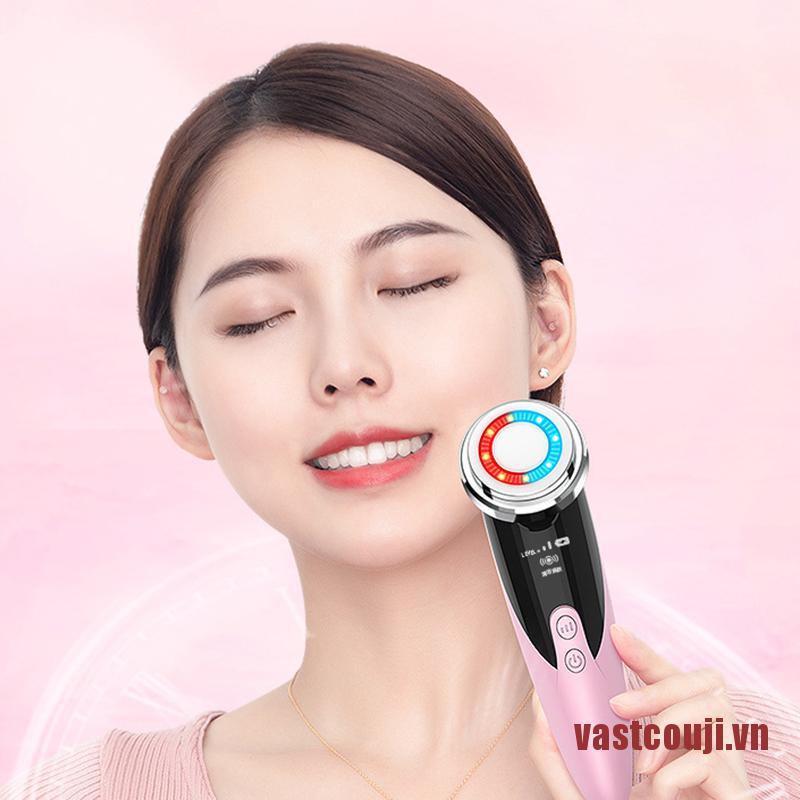 CONJI FaceMassager Skin Rejuvenation LEDFacial Lifting Beauty VibrationWrinkle R