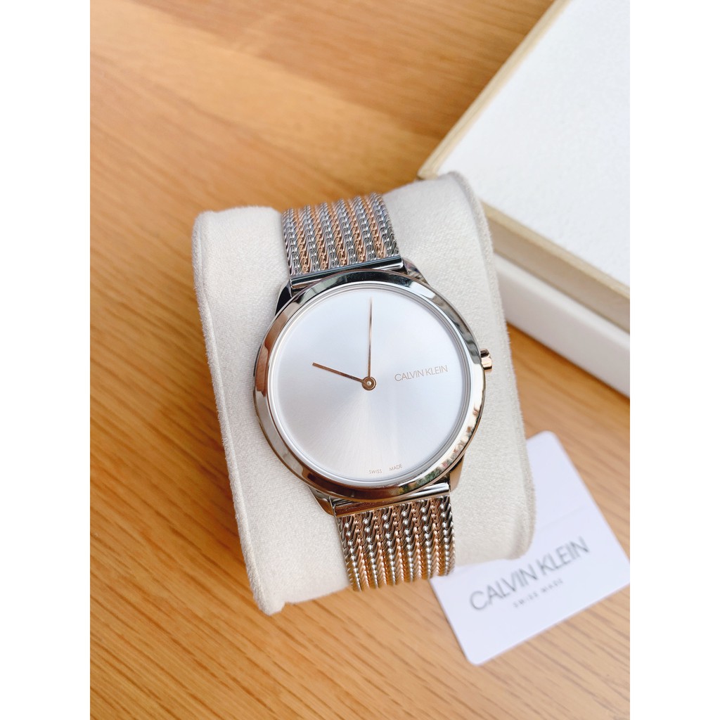 Đồng hồ nữ chính hãng Calvin Klein K3M22B26 - Máy Quartz pin - Kính khoáng cứng