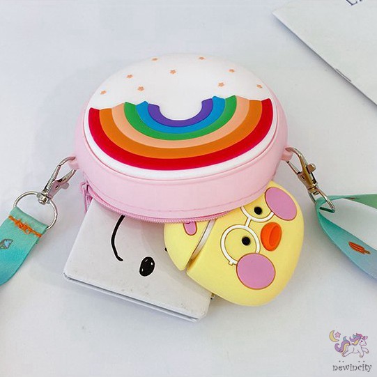 Túi đeo chéo tạo hình bánh Donut đáng yêu dành cho em bé