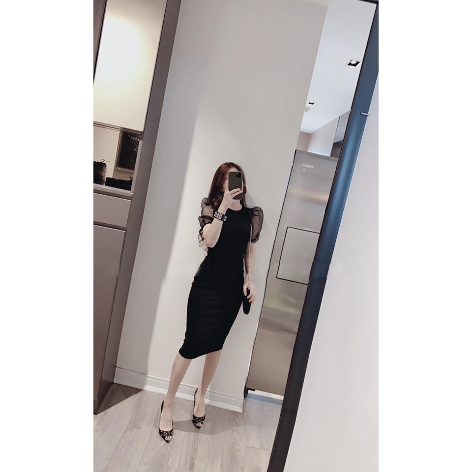 Mã 35 váy len tay bồng