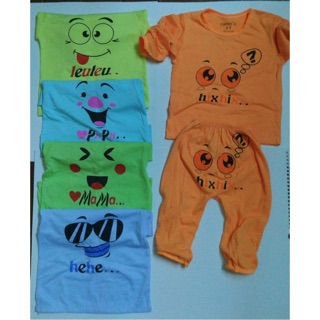 Set 5 bộ cotton cho bé