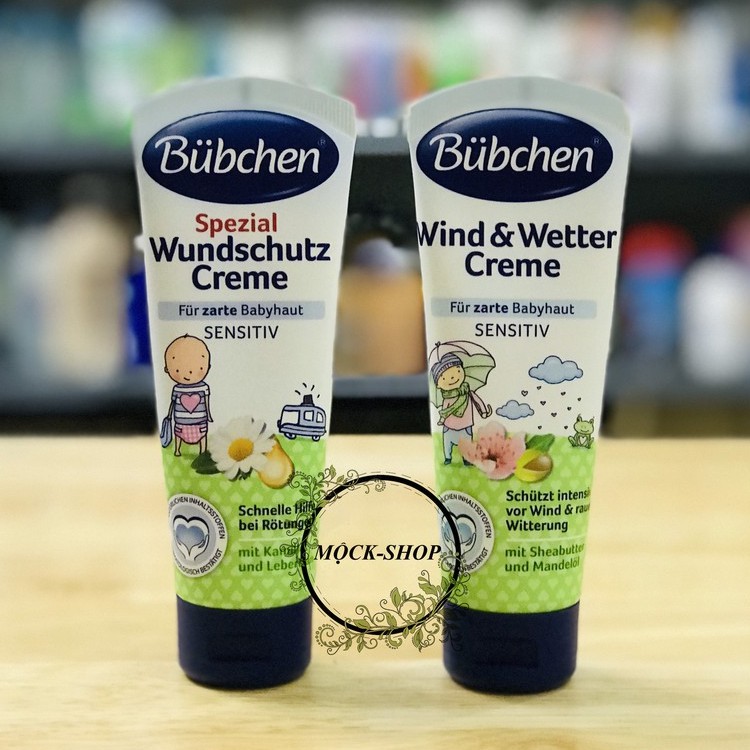 Kem Đặc Biệt chống Hăm Bubchen 75ml - nẻ ngứa rát da cho bé mẫu mới 2021 hàng Đức