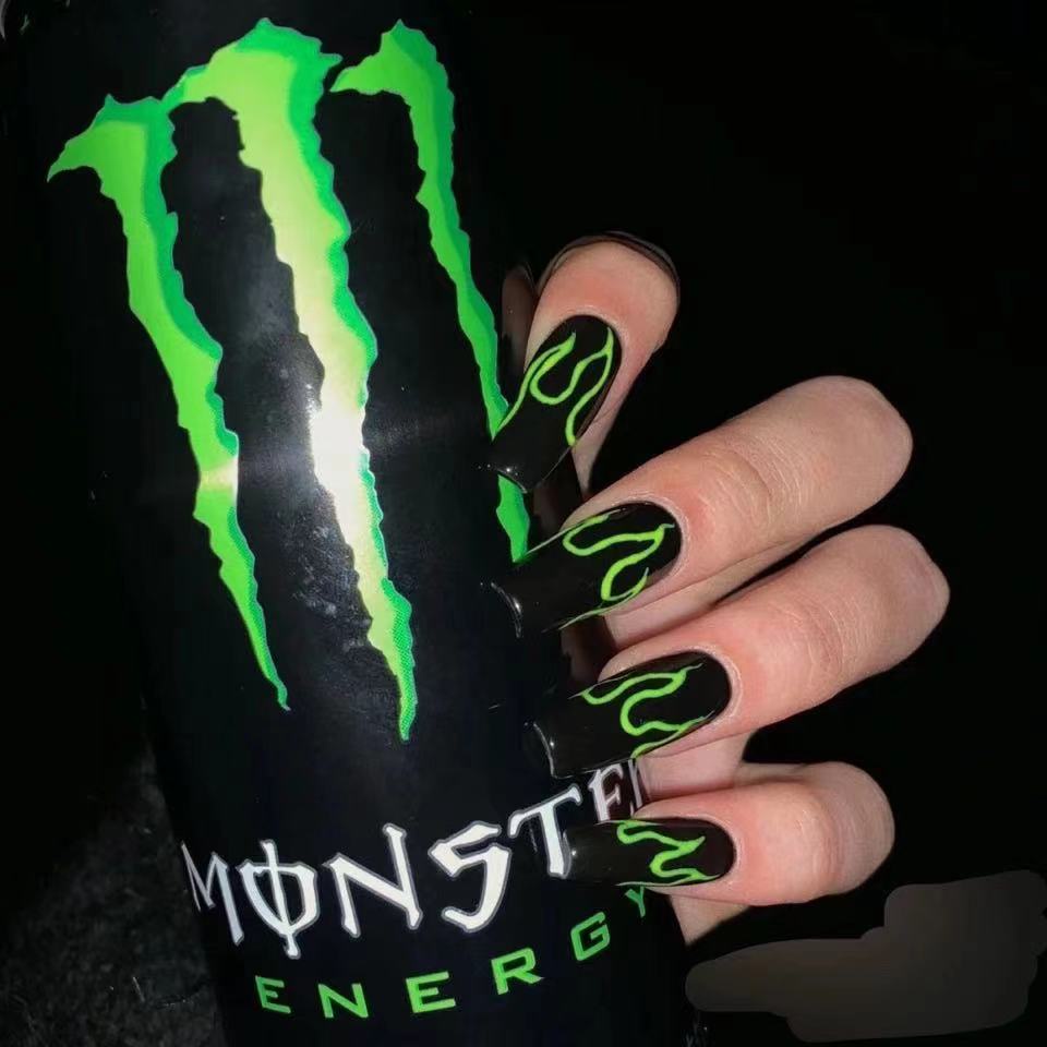 Móng tay giả màu nhám lấp lánh tinh tế thoải mái