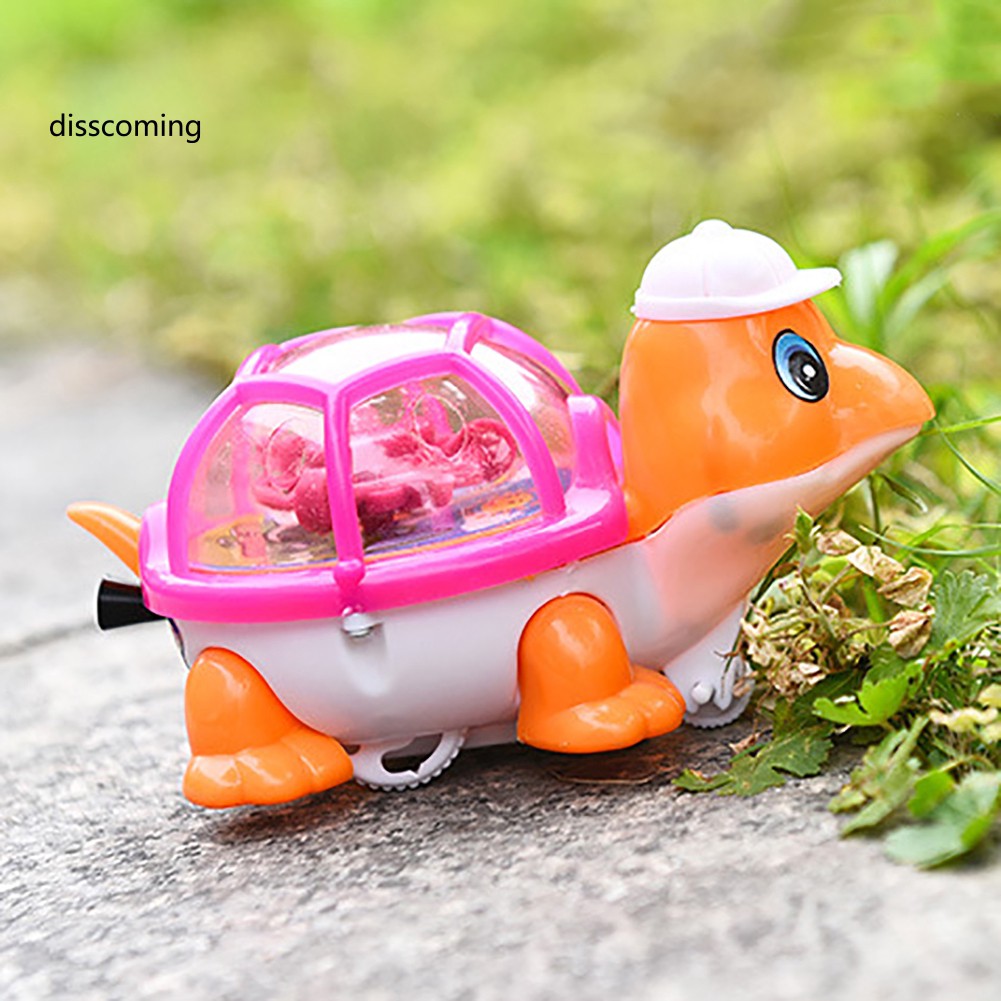 Đồ chơi lên dây cót hình rùa có đèn LED phát sáng