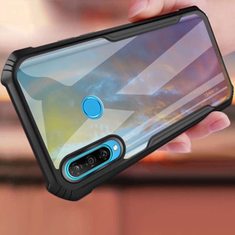 Ốp Điện Thoại Túi Khí Bo Viền Chống Sốc Màu Trong Suốt Cho Huawei P40 Pro / P40 Lite / P40 / P40 Lite E / P30 Lite / P30 / P30 Plus